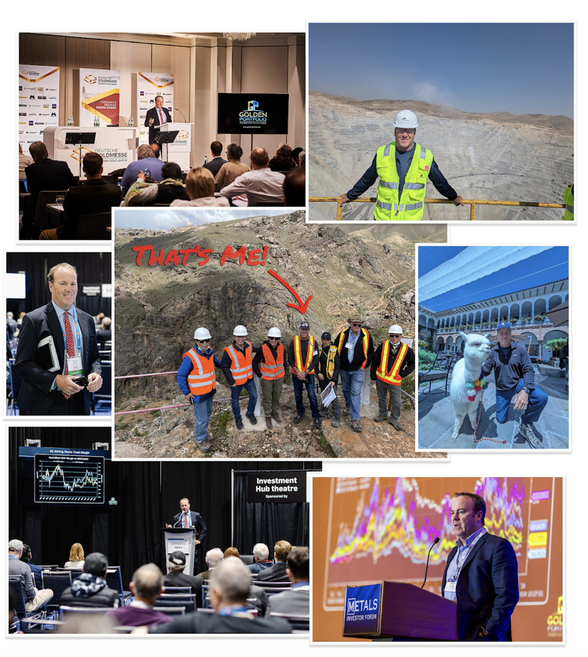 Garrett Goggin visiting a mine site